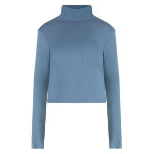 SABLYN Ribbed Turtleneck Long Sleeve Sweater Women LIGHT BLUE Sweaters &